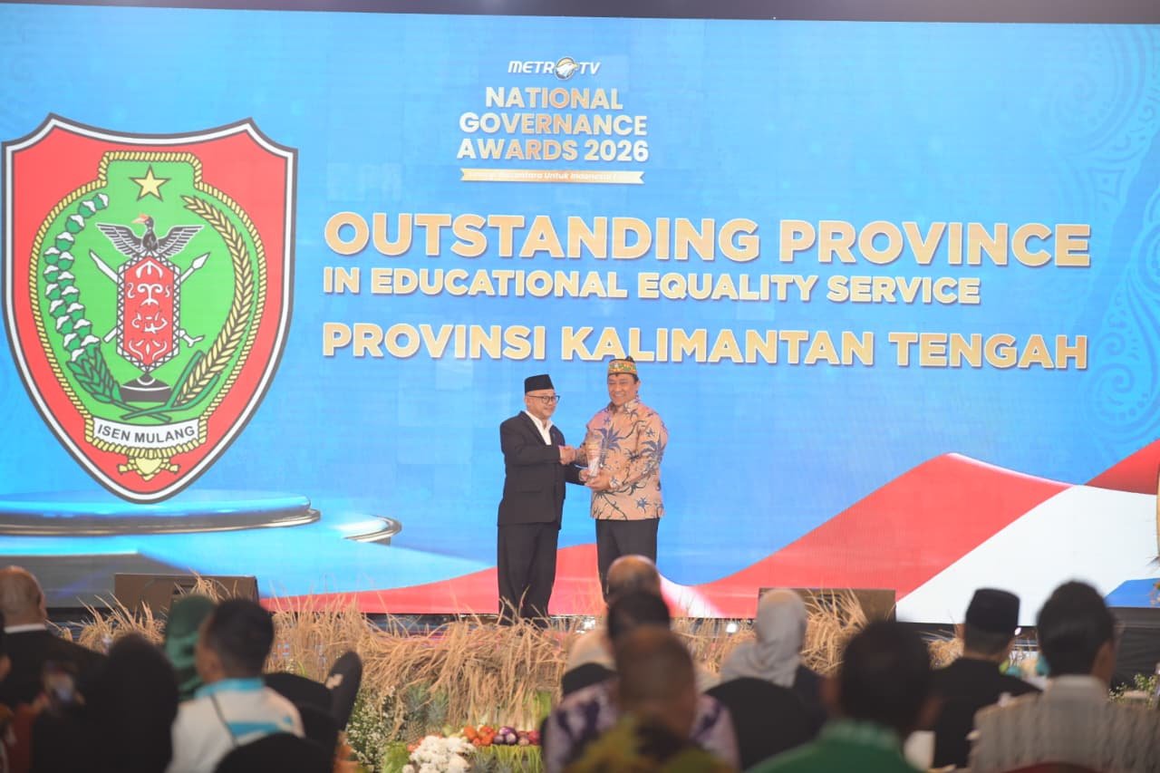 ‎Kalteng Raih Penghargaan Nasional dalam National Governance Awards 2026, Digitalisasi Pembelajaran, Sekolah Gratis dan Kuliah Gratis Jadi Sorotan Nasional ‎