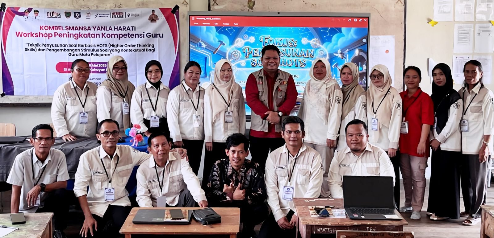 Kombel Smansa Yanla Harati SMAN 1 Kahayan Kuala Sukses Gelar Workshop Teknik Penyusunan Soal Berfokus pada Nalar Kritis Murid Jelang PAS Semester Genap 8 Juni 2026