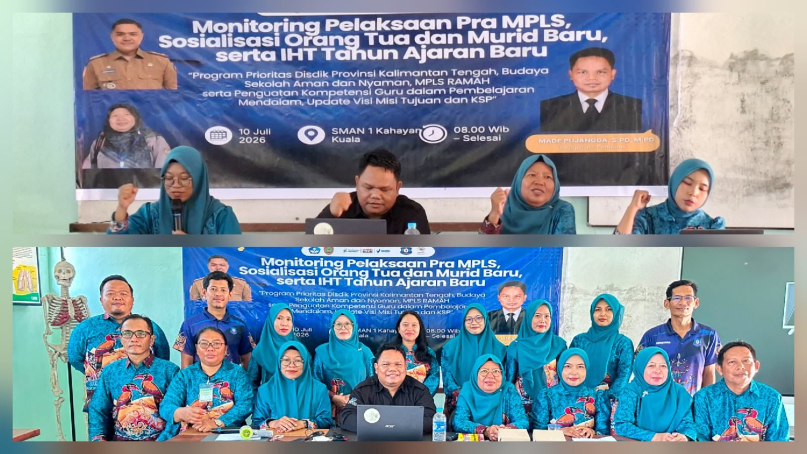 Tingkatkan Kualitas Guru: SMAN 1 Kahayan Kuala Gelar IHT Perencanaan Pembelajaran Mendalam dan Penguatan KSP